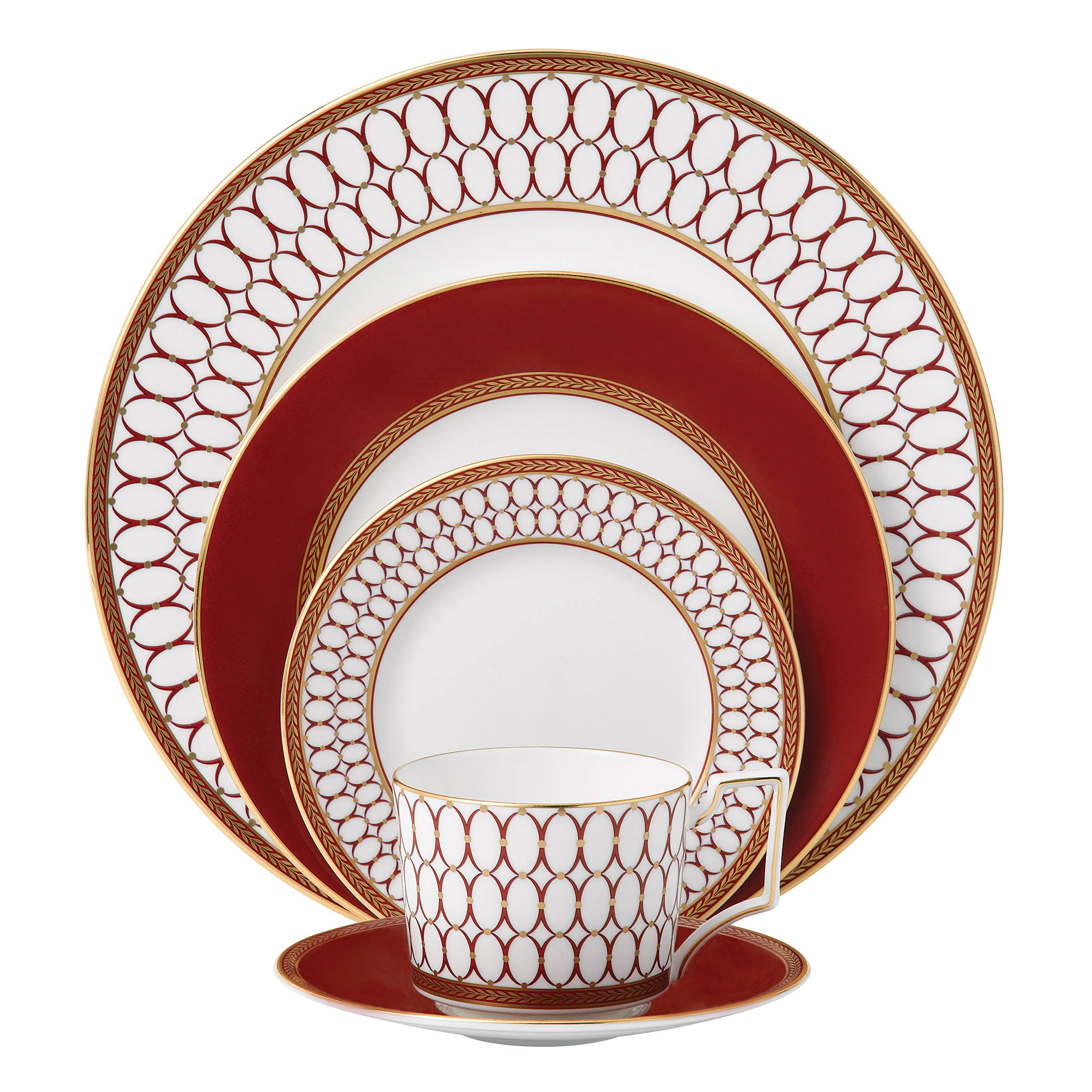 Wedgwood - Renaissance Red - 5 Piece Place Setting