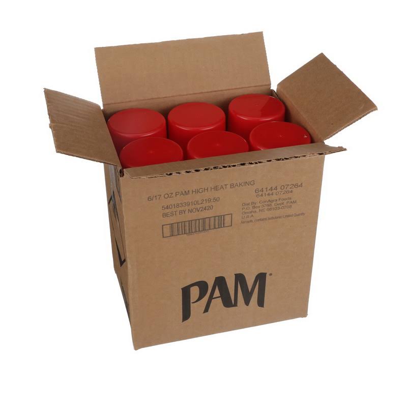 Pam 6414407264, 17 oz High Heat Baking Spray (6/case)