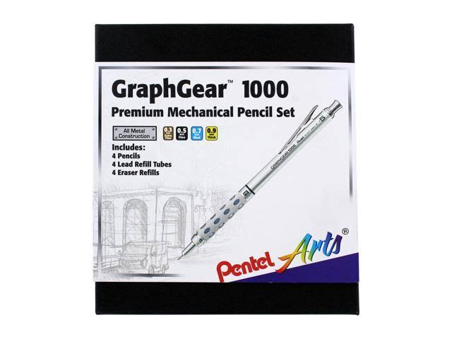 Pentel GraphGear 1000 Premium Mechanical Pencil Set
