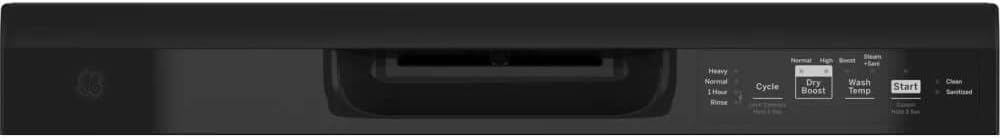 24 in. Built-In Tall Tub Front Control Black Dishwasher with Sanitize, Dry Boost, 55 dBA