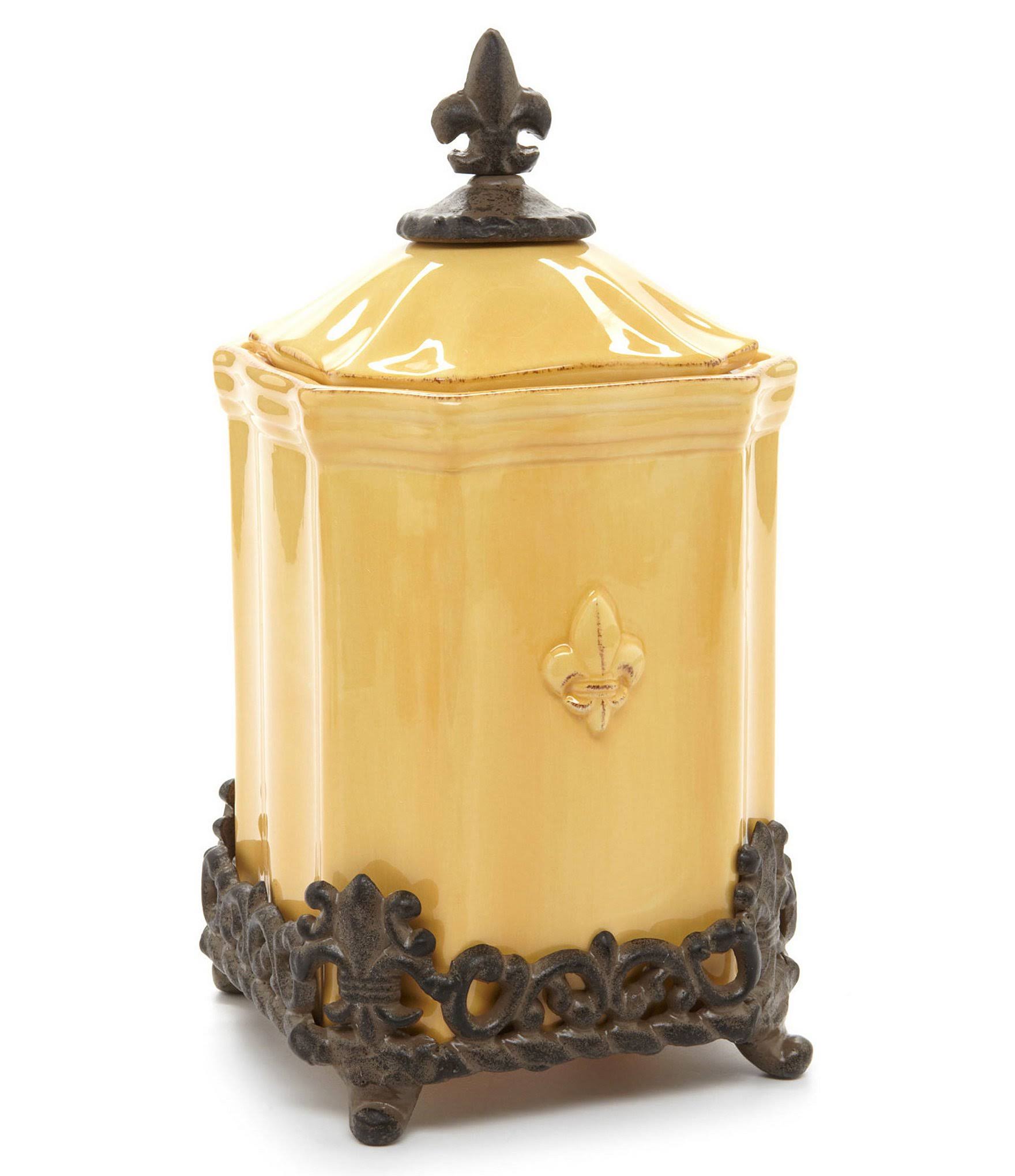 Artimino Fleur-de-lis Canister - Large
