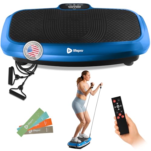 Lifepro Vibration Plate Exercise Machine with Magnetic Acupoints - Full Body Vibration Platform for Beginners and Recovery