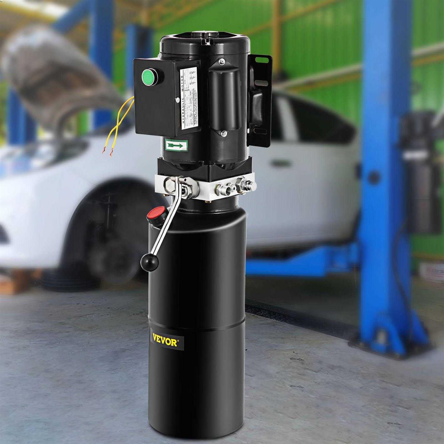 VEVOR Car Lift Hydraulic Power Unit Hydraulic Pump 220v 50hz 10l Single Phase Hoist - Shop Hardware Tools Online Store