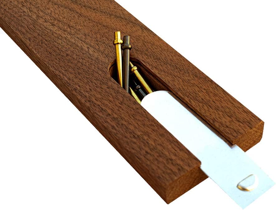 Alex Cramer Cabin Club Classic Domino Set with Black Walnut Case - Premium Quality 28 Indestructible Double-Six Dominoes (Domino Set)
