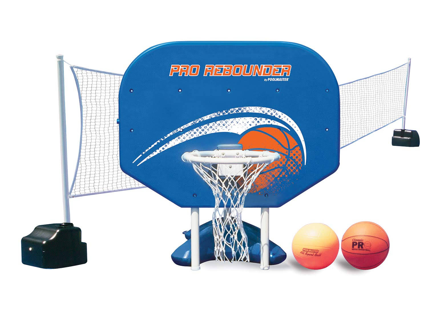 Poolmaster Pro Rebounder Poolside Basketball u0026 Volleyball Combo Game