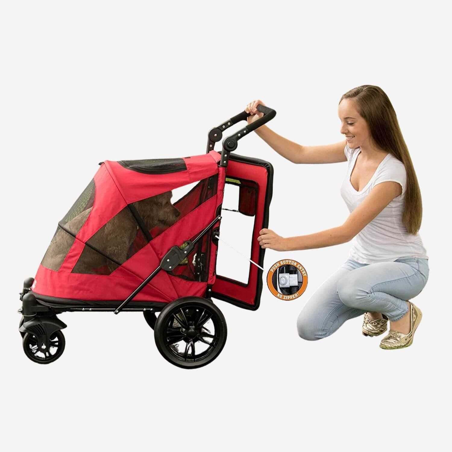 Pet Gear No-Zip Excursion Stroller - Pet Supplies online store