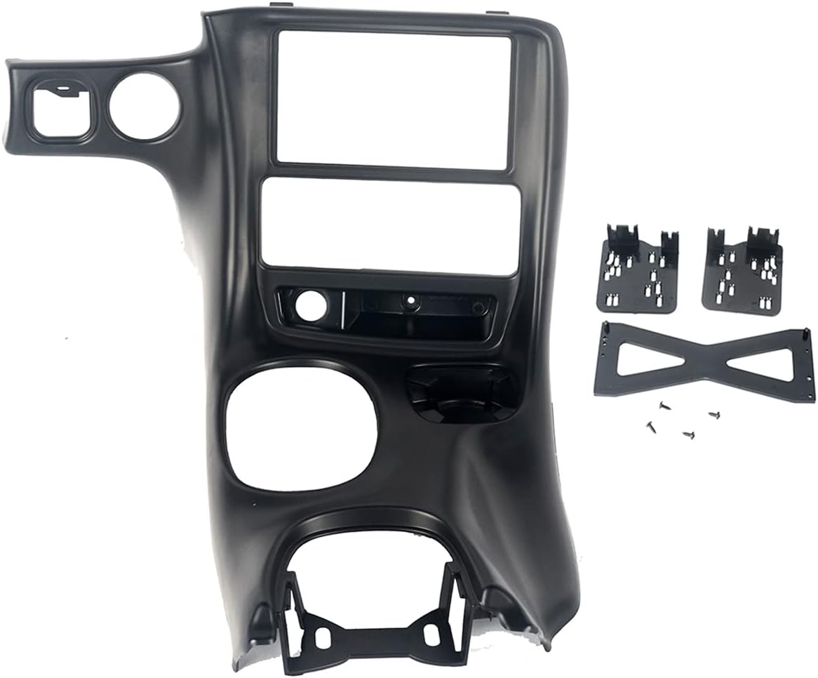 KARPAL Double Din Dash Installation Kit Compatible With 1997-2004 Chevy Corvette C5 Matte black