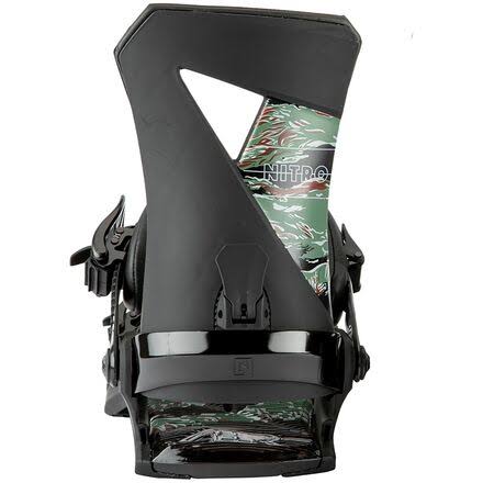 Nitro Zero Snowboard Binding Black Camo, L