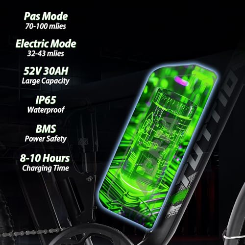 Adria24 Peak 4000W Dual Motor Electric Bike for Adults - 42MPH 52V 30AH Dirt Ebike for Off-Road Mountain Beach Snow (US Warehouse)