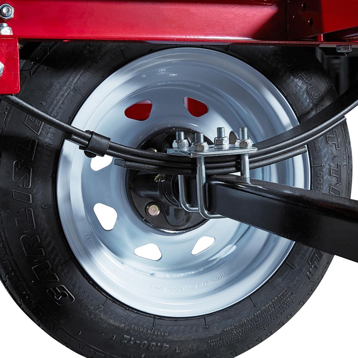 HAUL-MASTER 1090 lb. Capacity 3 ft. 4 in. x 4 ft. Utility Trailer