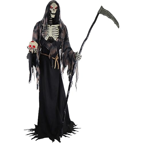 Haunted Hill Farm Motion-Activated 7.5-Ft. Tall Smoldering Ghoul
