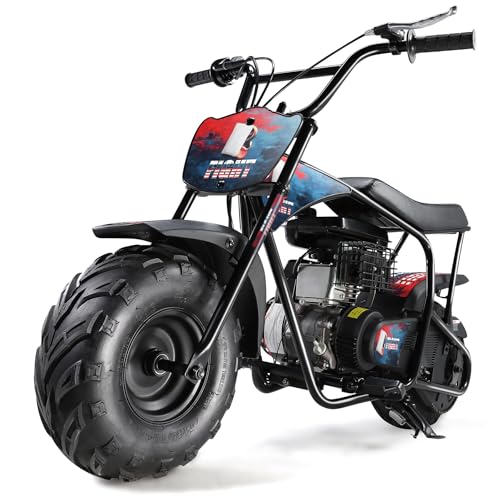 Oryxearth Mini Dirt Bike for Kids, 105CC 4-Stroke Kid Gas Powered Off-Road Pocket Pit Trail Motorcycle W/EPA Approved