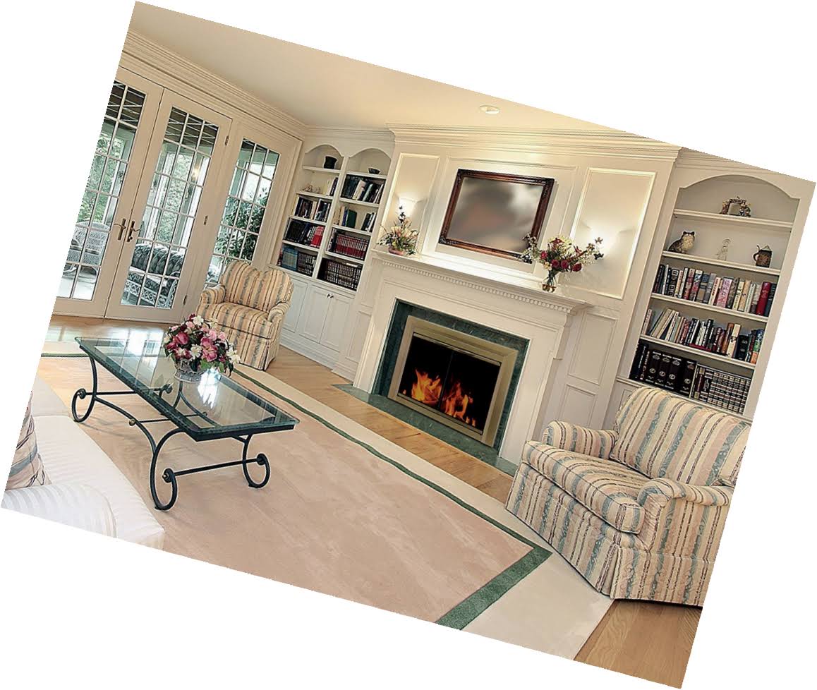 Pleasant Hearth CA-3202 Cahill Fireplace Glass DOOR, Antique Brass, Large