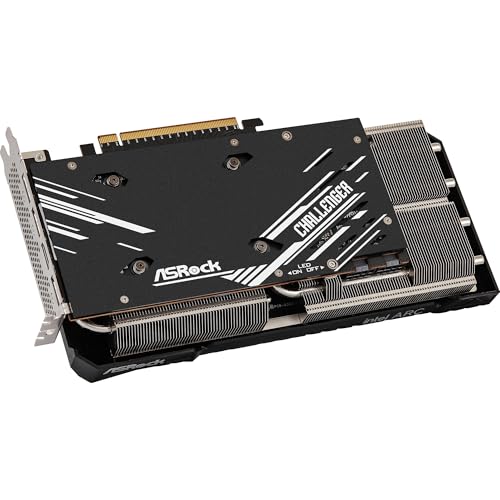 ASRock Intel ARC A380 Challenger ITX 6GB OC GDDR6 96-bit DisplayPort HDMI 0dB Silent Cooling 2250 MHz 7680 x 4320 PCI Express4.0 Graphics Card 500W