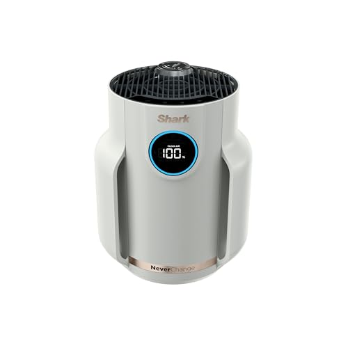 Shark Air Purifiers for Home Large Room with NeverChange Air Filter, 5 Year HEPA Filter, Covers 650 Sq. ft