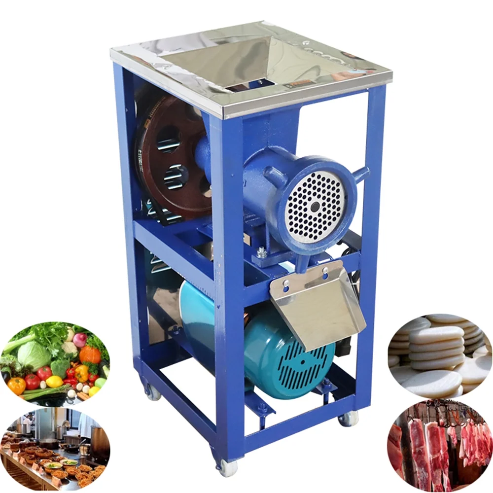 INTBUYING Electric Bone Crusher Meat Fish Chicken Bones Grinder Crusher Mincer Feed Processer 220V 2.2KW