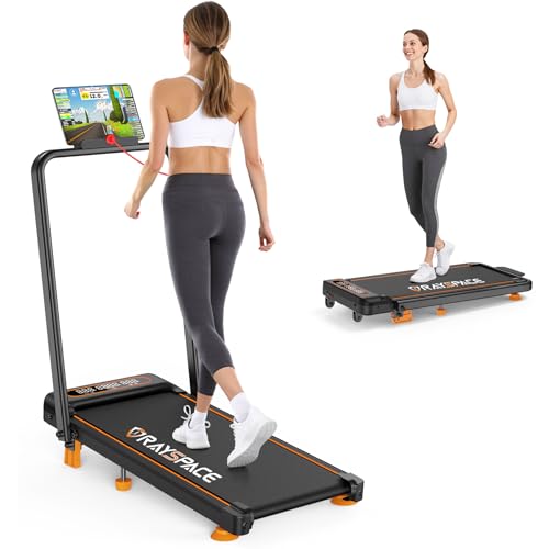2025 Upgrade Walking Pad Treadmill with 8% Incline & Handle Bar, 3.5HP Portable Treadmill for Home Small