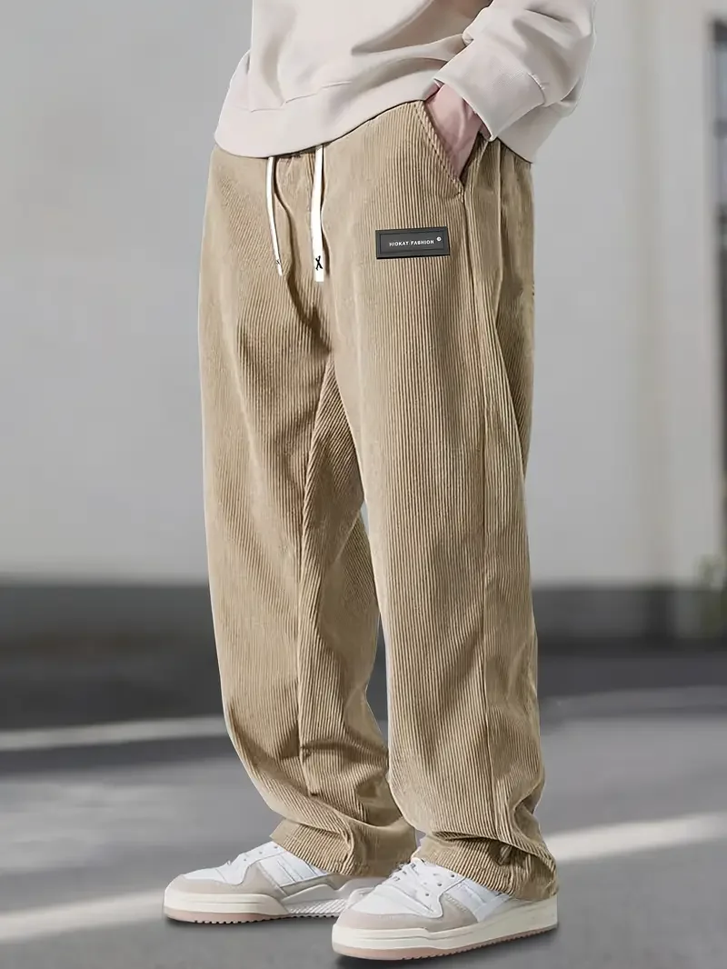 Alviero™ | Relaxed Corduroy Drawstring Trousers