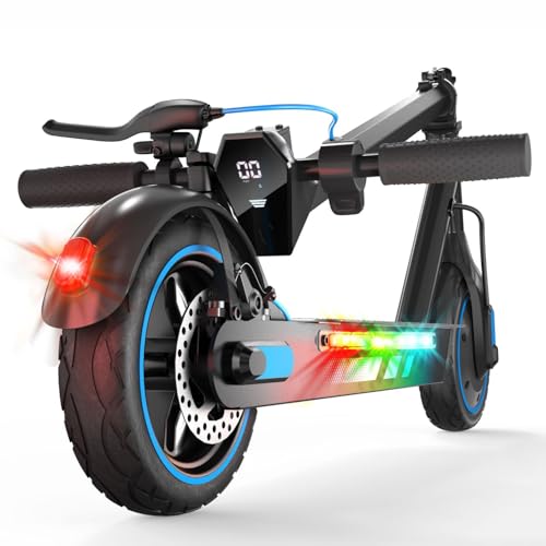 Electric Scooter for Adults, 19/25 Mph Max Speed, 21/25/35 Miles Range,350/500/600W APP Control E-Scooter with 8.5"/10" Inflatable tire