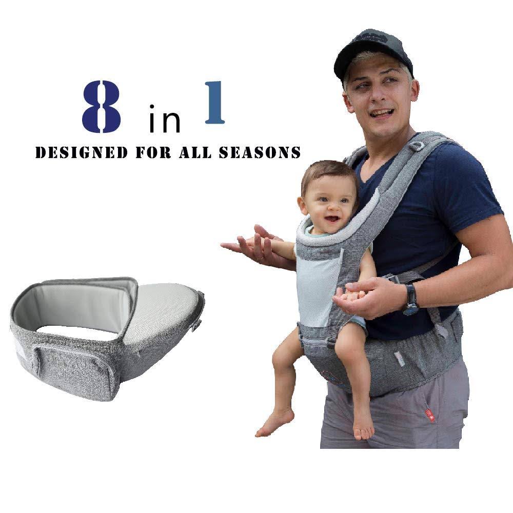 Dada Hip Seat Baby Carrier, Airflow 360 Ergonomic Baby Carrier with Hi
