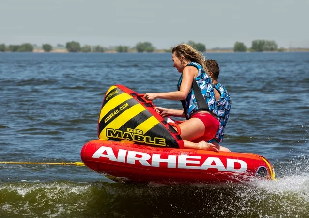 Sportsstuff Inflatable Big Mable Sitting Two Person Towable Tube