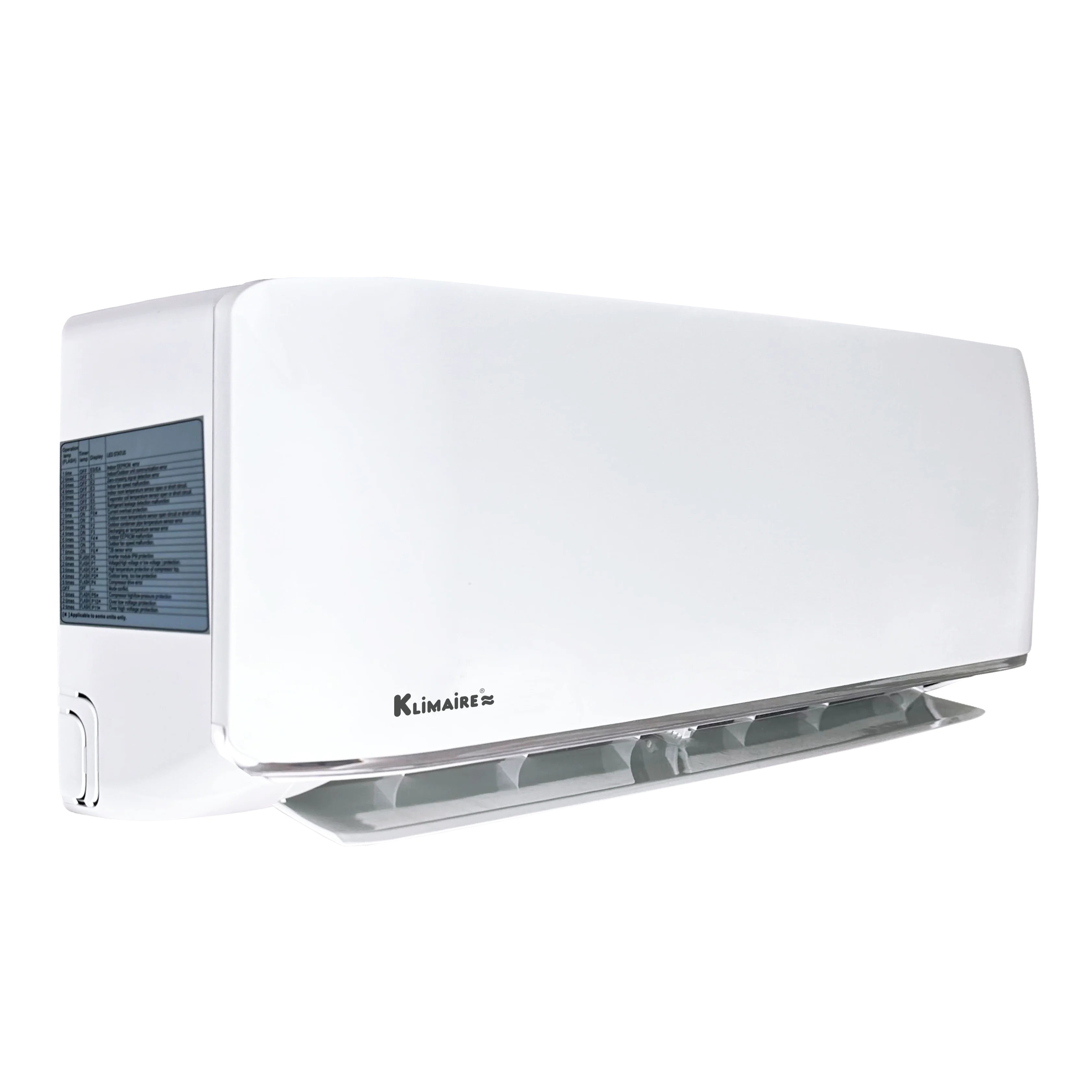 Klimaire 24,000 Btu 18.5 SEER2 Ductless Mini-Split Heat Pump Air Conditioner 1500 sq. ft.