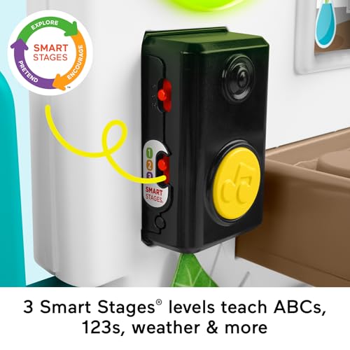 Fisher-Price Baby Learning Toy Laugh & Learn Ultimate Playhouse with Smart Stages & 9 Pretend Play Accessories, Infants & Toddlers Ages 6+ Months