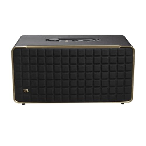JBL Authentics 200 - Retro Style Smart Home Speaker with Built in Wi-Fi, Bluetooth and Voice Assistants, Alexa and Google Assistant