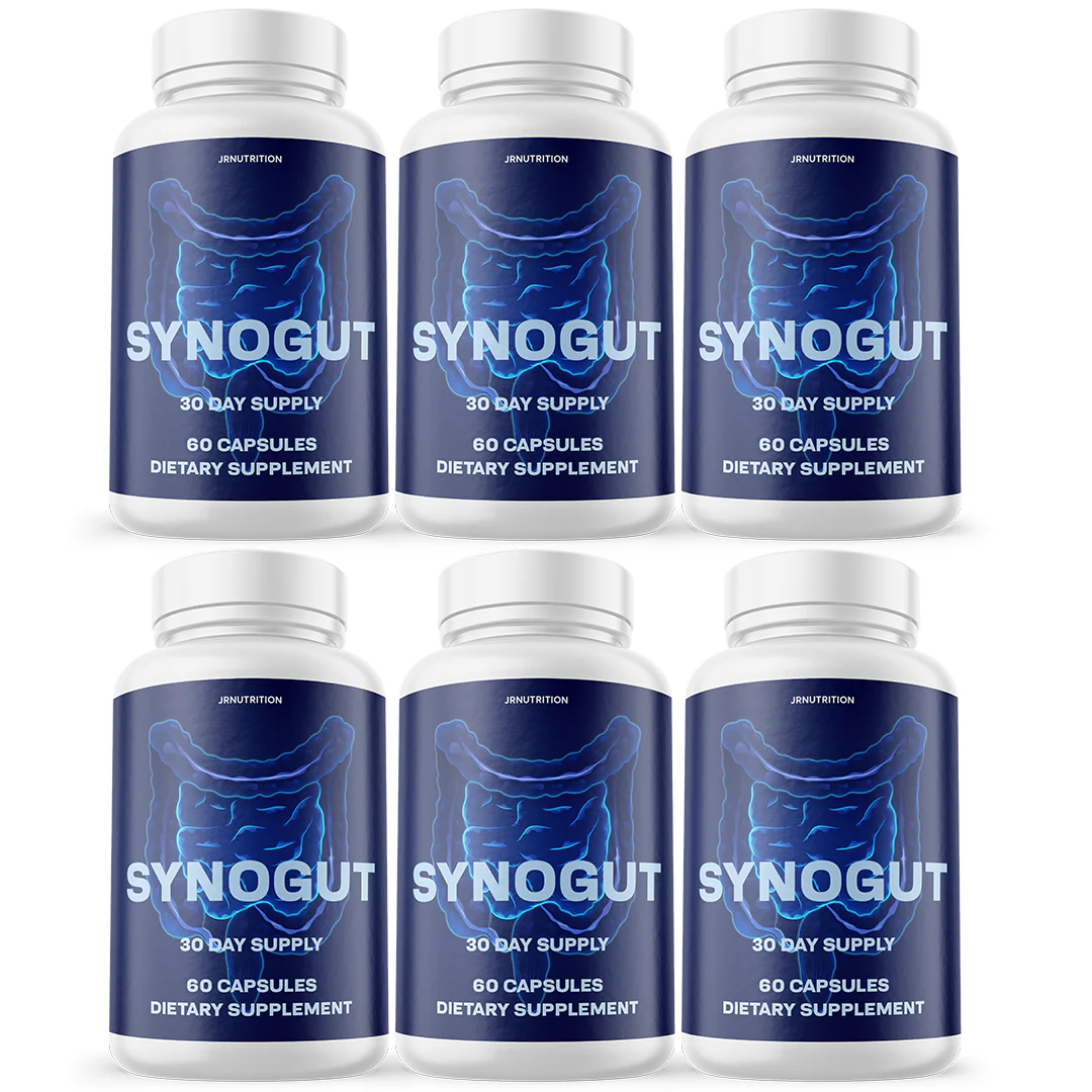 Synogut Pills Dietary Supplement for Gut Health - 6 Bottles - Kansas Nuitrition - HNZSDS