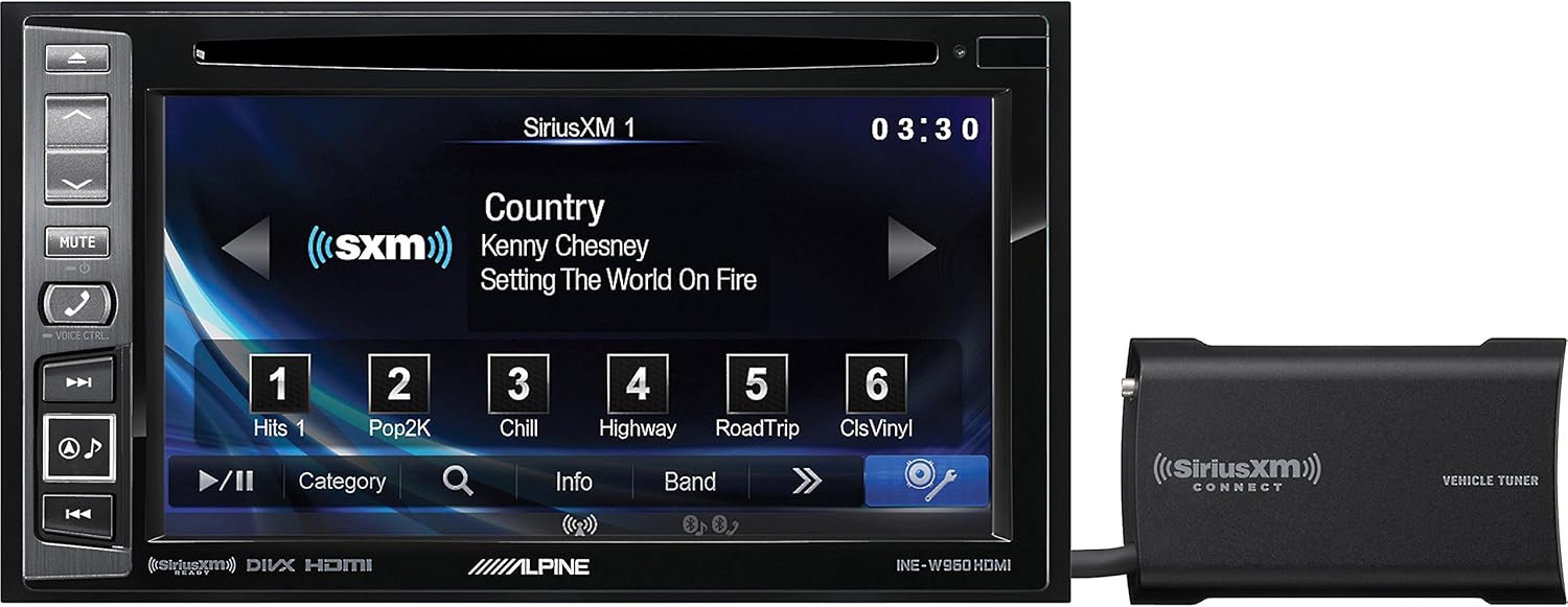 Alpine INE-W960HDMI Audio/Video/Nav System with Sirius XM SXV300 tuner