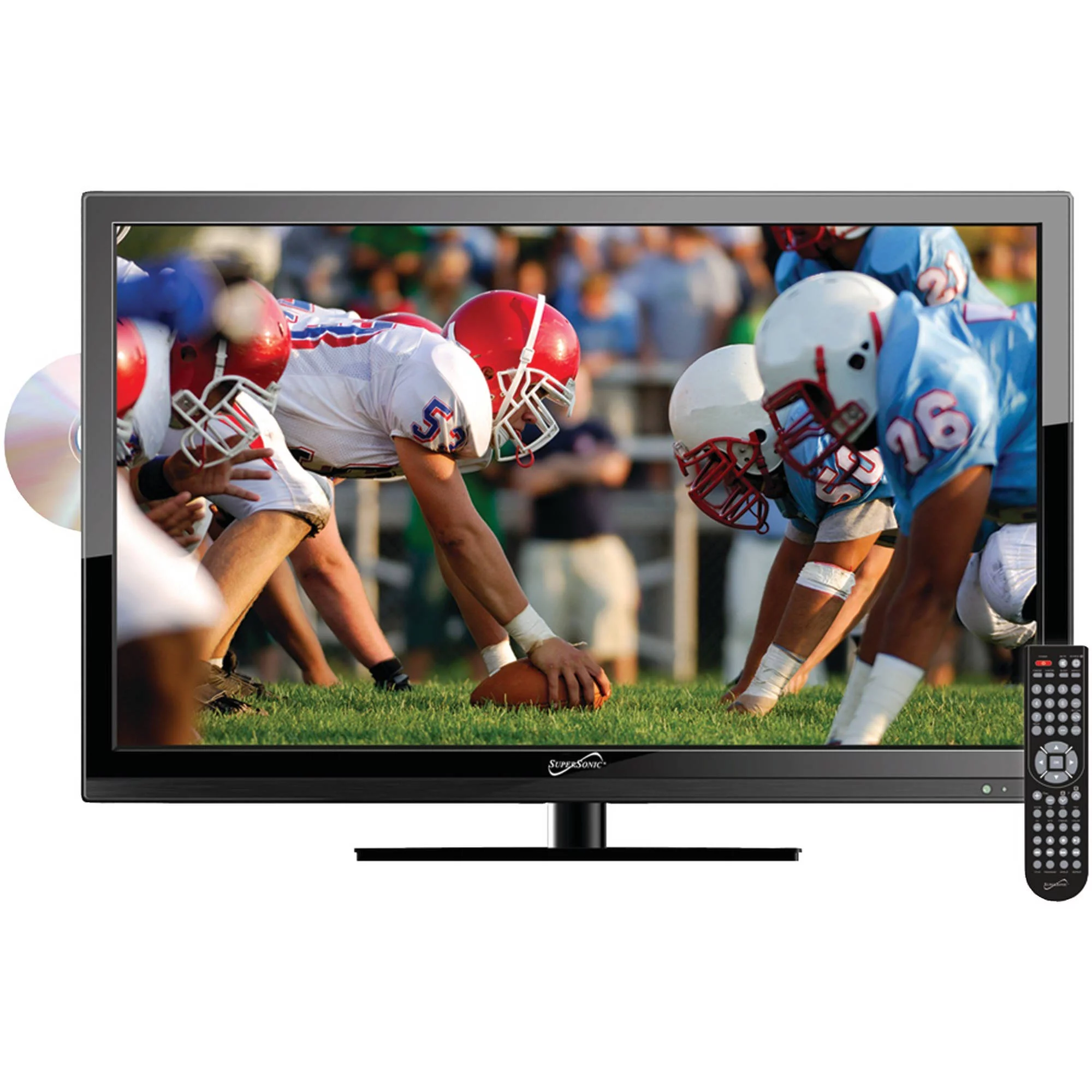 Supersonic  18.5 in. Class - HD LED TV-DVD Combo - 720P, 60Hz & HDTV Flat Digital Antenna