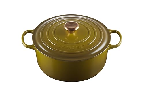 Le Creuset Enameled Cast Iron Signature Round Dutch Oven, 5.5 qt., Cerise