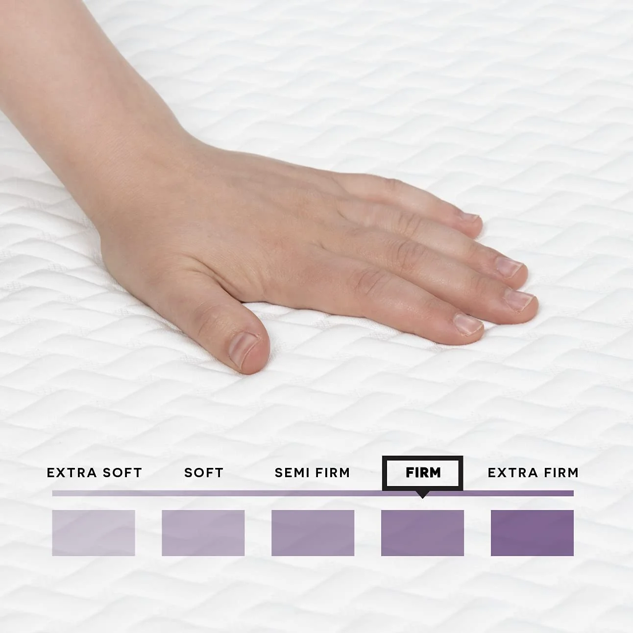 Milliard 10 inch Firm Memory Foam Mattress Bed-in-a-Box/Pressure Relieving, Classic (Queen)