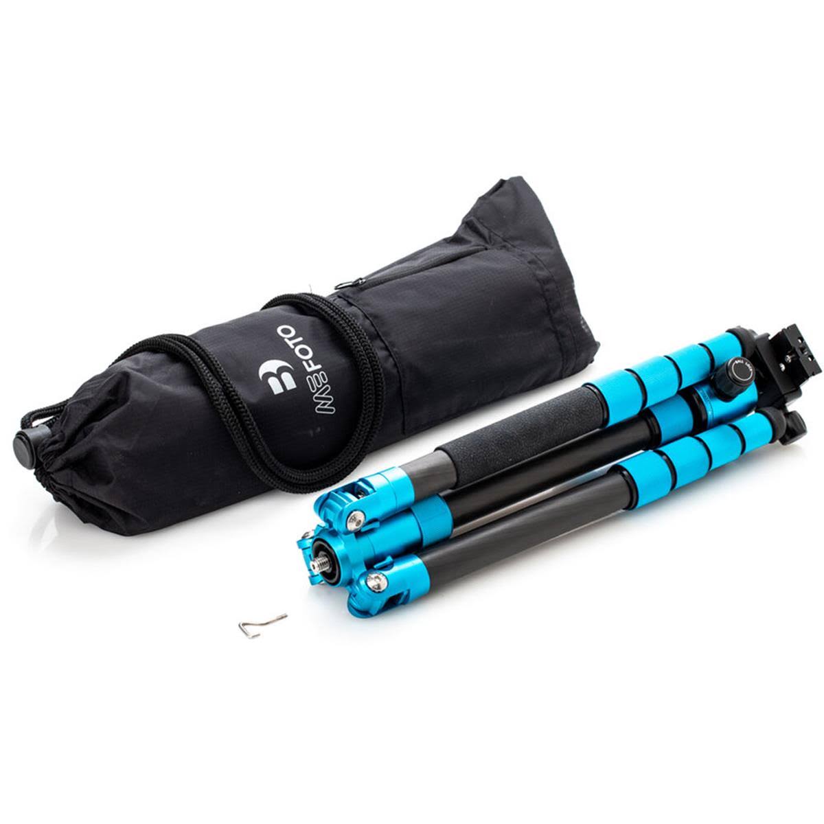 MeFOTO Roadtrip Pro Carbon Fiber Series 1 Travel Tripod (Pacific Blue)