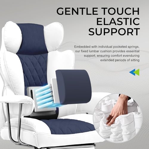 GTRACING Gaming Chair,Office Chair with Pocket Spring Lumbar Support