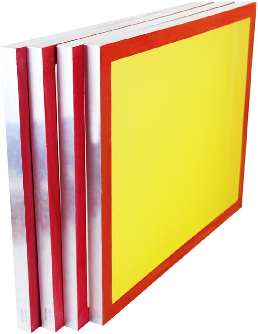 VKOMGH Dry Sift Screen Set,Aluminum Frame Screen, Polyester mesh Screen, 4-Piece Set (20 x 24") inches, mesh Size 60, 90, 110