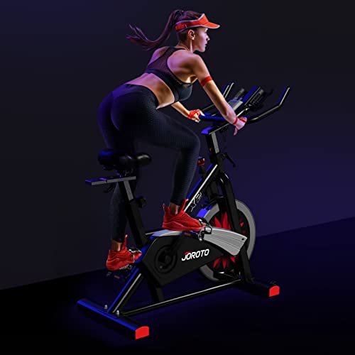 JOROTO X2|X2PRO Exercise Bike, X4S Bluetooth Stationary Indoor Cycling Bike with Readable 100 Levels Magnetic Resistance
