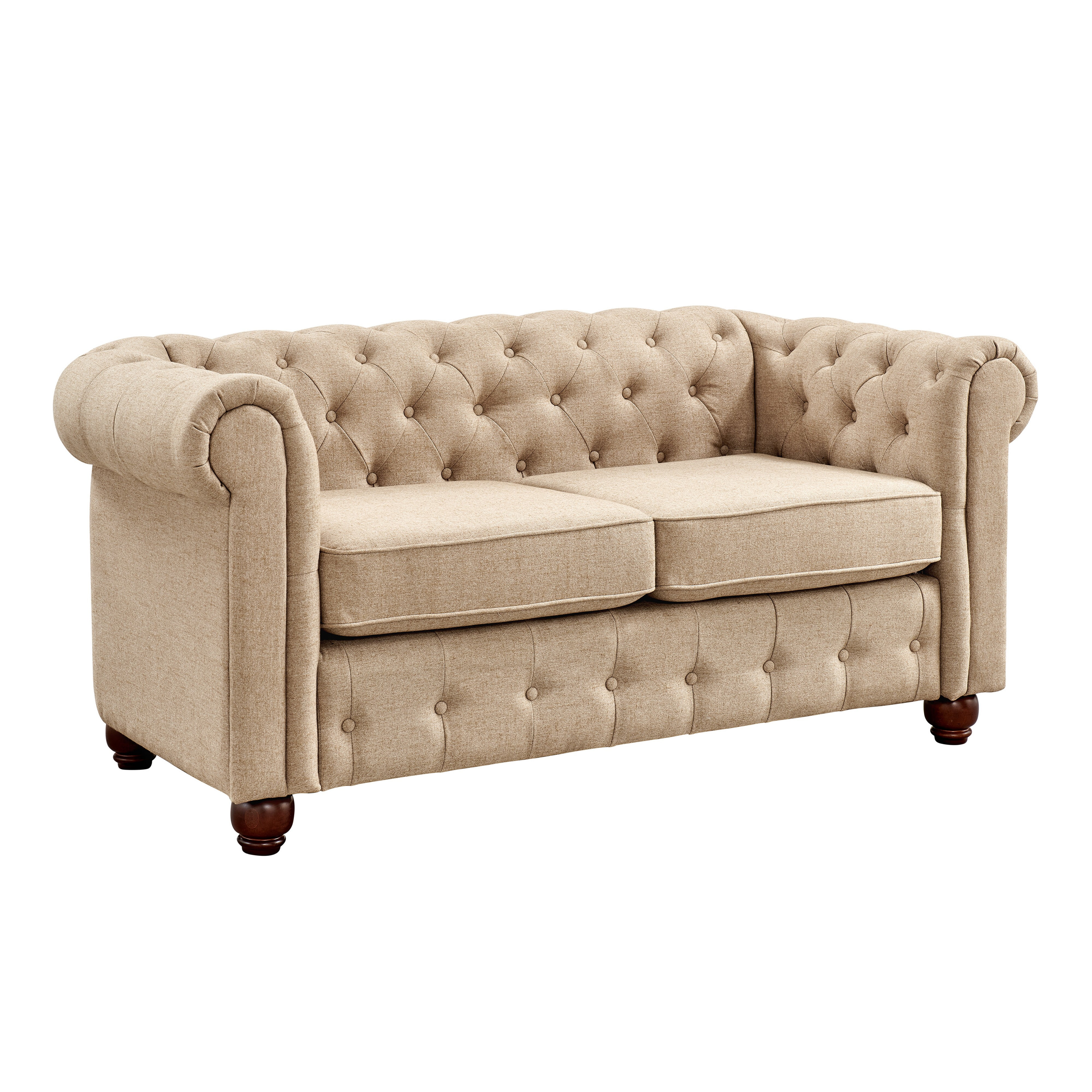 HomeFare Cream Living Room 3pc. Set