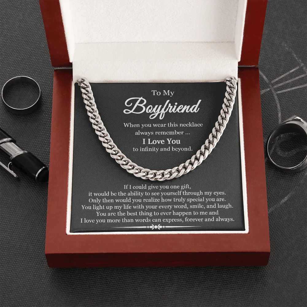 Custom Giant 14K Yellow Gold Chain Necklace for Boyfriend, Gift for Adult Male