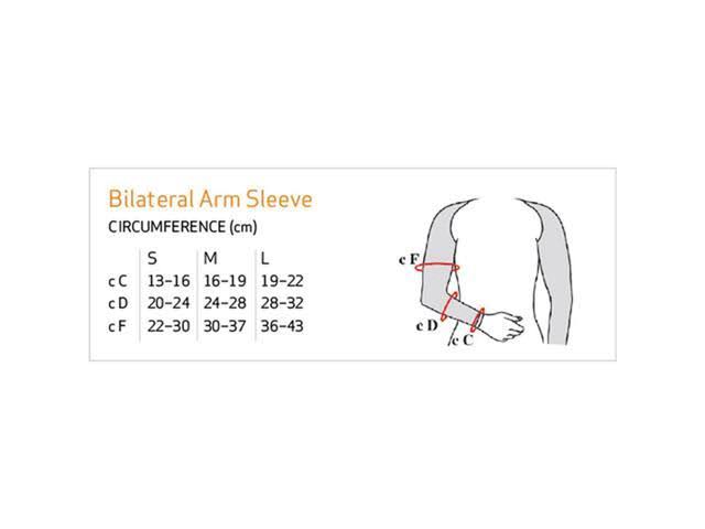 Solidea Medical 0433a5 Active Massage Arm Sleeve, Medium - Black