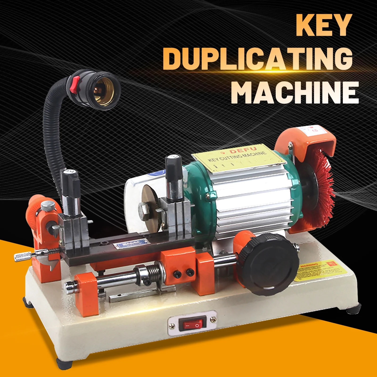 NAIZEA Key Duplicating Machine, 5 Types Professional Key Copy Machine, Key Cutting Machine, 110V, 120W