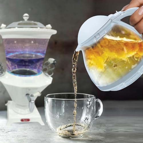 TtAk HOUSEWARE Electric Glass Samovar