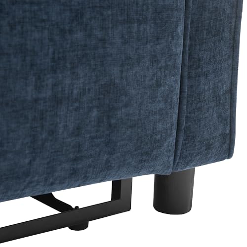 Ball & Cast Convertible Sofa Bed with Reversible Storage Chaise,Linen Sleeper Sofa Couch L Shaped Pull Out Couch Bed