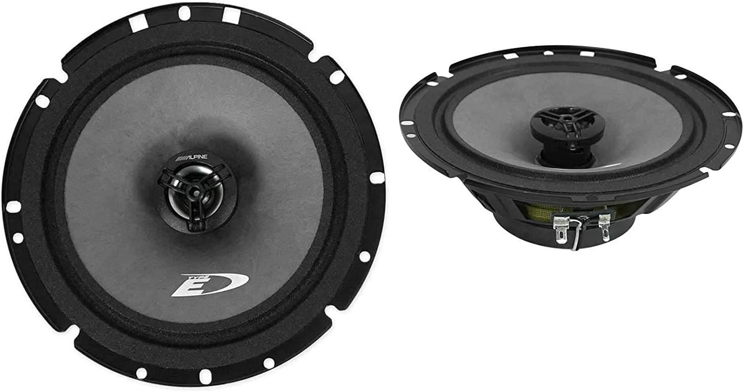 JVC KD-TD91BTS Car CD Receivier Music Lover's Bundle with SiriusXM Satellite Radio Tuner and Premium Alpine Coaxial Speakers. Amazon Alexa, Front USB