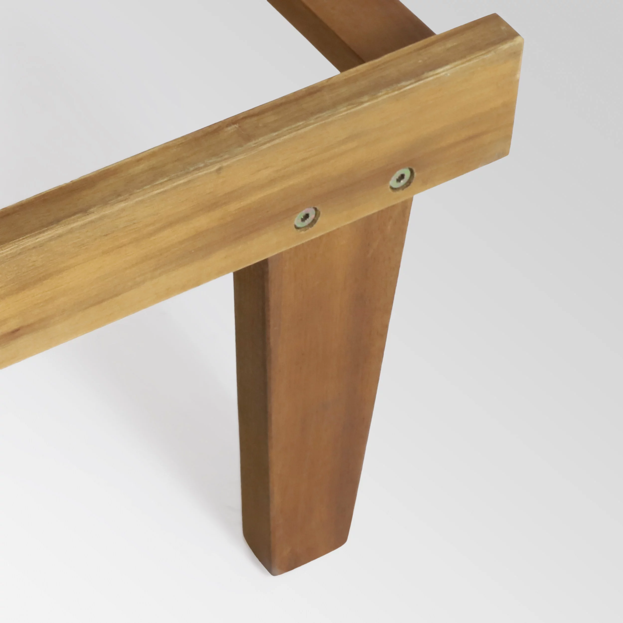 Canton Acacia Wood 3-Piece Picnic Table, Teak Finish