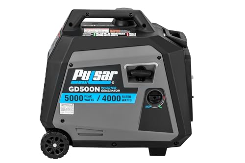 Pulsar Products GD400BN, 4000W Portable super-quiet Dual Fuel & Parallel Capability, RV-Ready, CARB Compliant