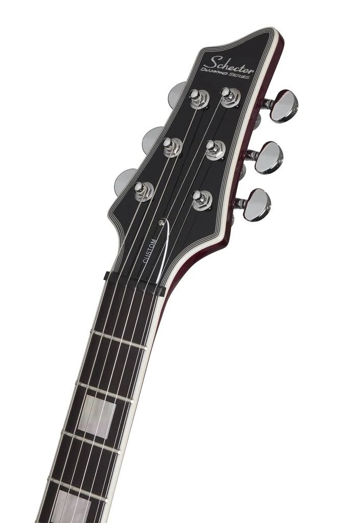 Schecter Guitar Research V-1 Custom Electric Guitar, Transparent Purple