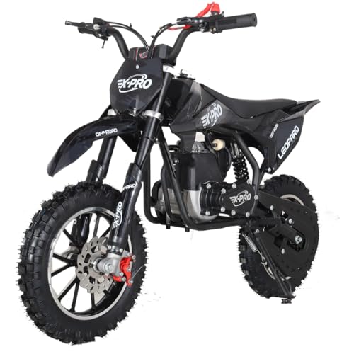 X-PRO Leopard 40 Mini Dirt Bike, Gas Power 4 Stroke Pit Bike! Easy Pull Start, 10" Wheels!