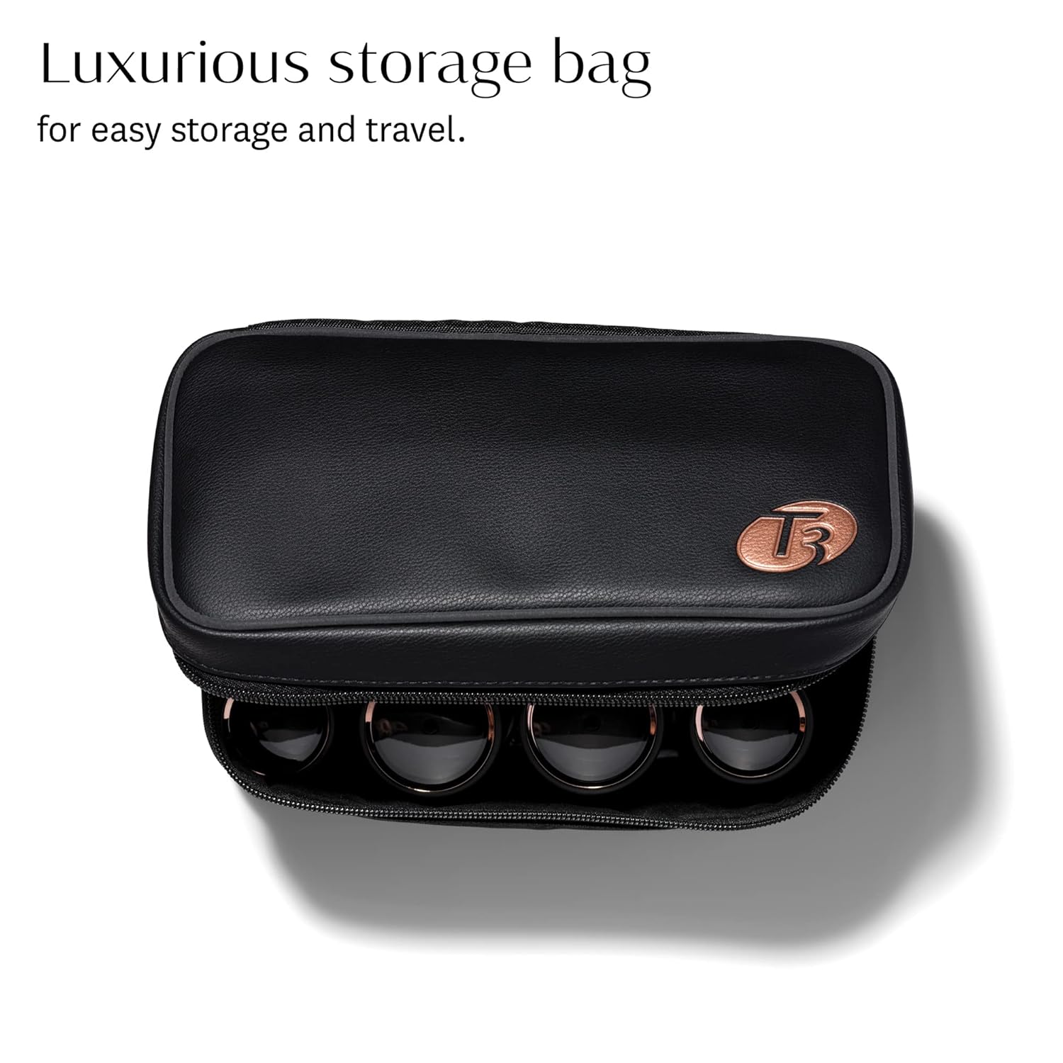 T3 - Volumizing Hot Rollers LUXE | Premium Hair Curler Set for Long Lasting Volume, Body & Shine | Set of 8-4 XL (1.75") & 4 Large (1.5”)
