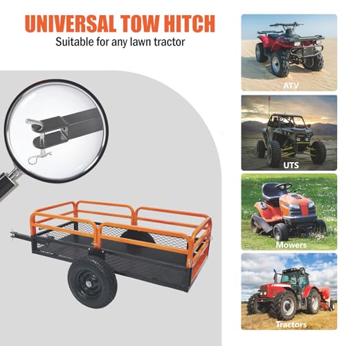 ATV Trailer Steel Dump Cart